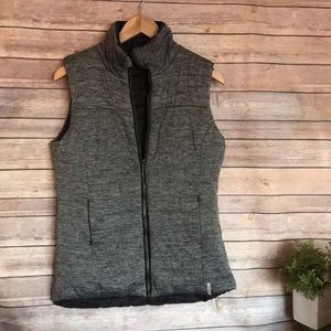 Mondetta gray marled fall light puffer vest